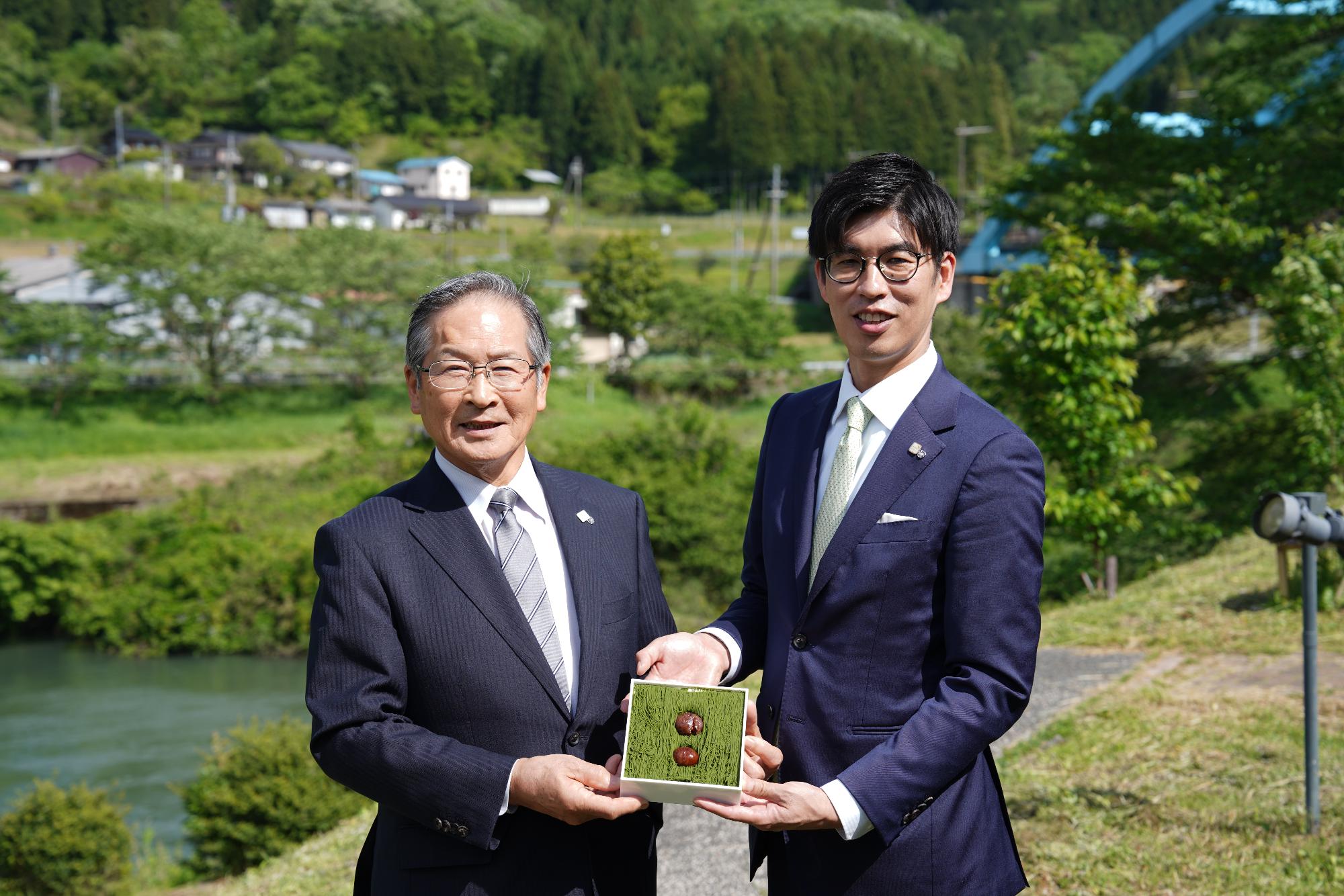 2026年5月1日京丹波町と宇治田原町のコラボ GREENGREENモンブラン