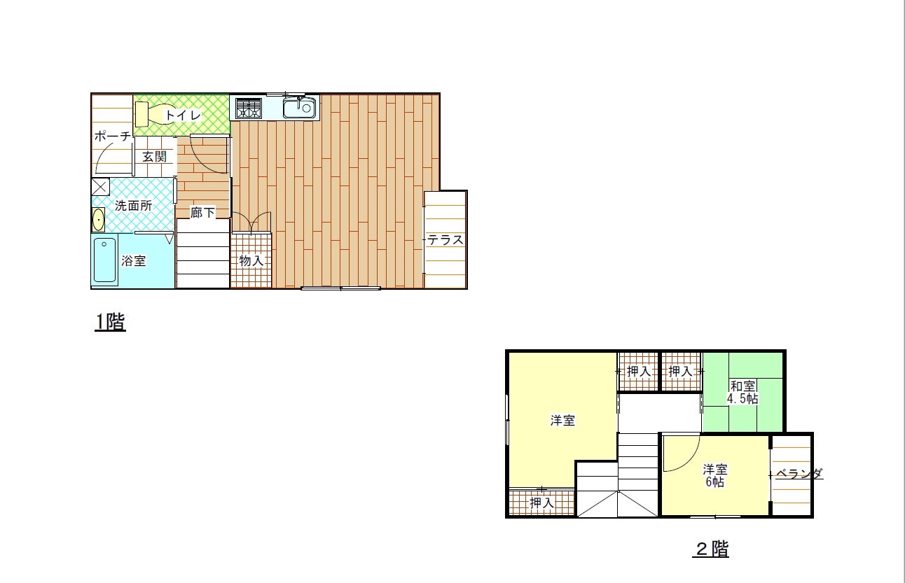 本庄木上団地間取り