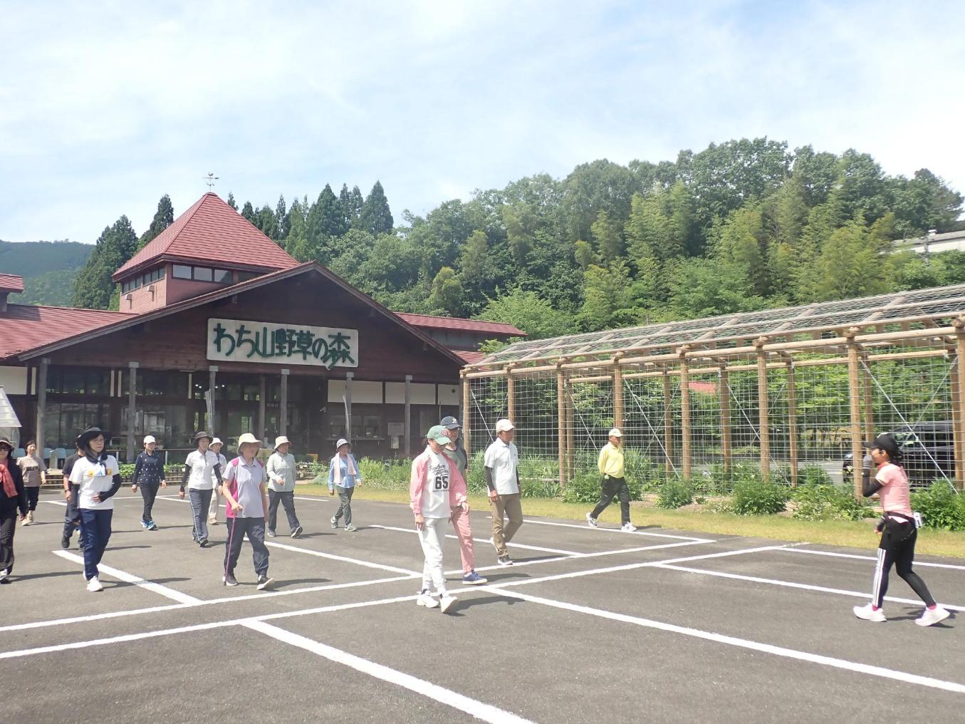 健幸ウォーキング教室の様子