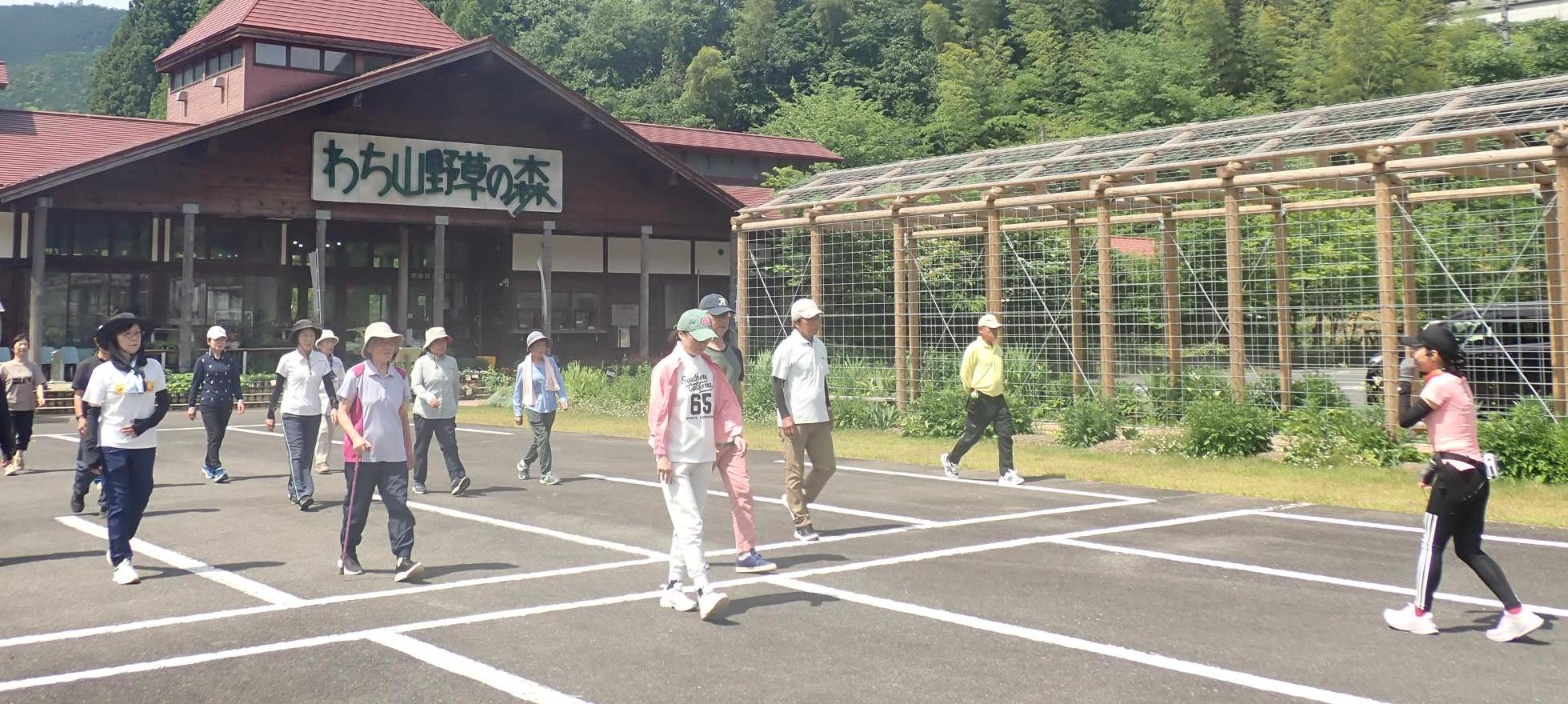 健幸ウォーキング教室の様子