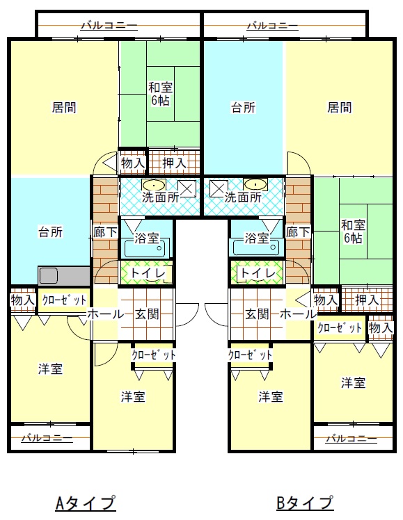 蒲生野団地間取り