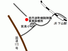 京丹波町病院質美診療所の地図