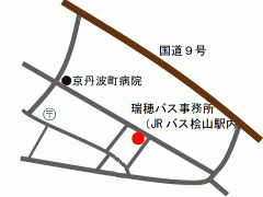 瑞穂バス事務所の地図